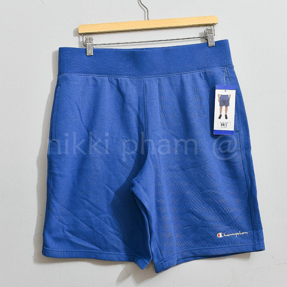 NWT Champion Men’s French Terry Short in Blue